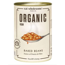 Eat Wholesome Organic Baked Beans 400g (Pack of 6)