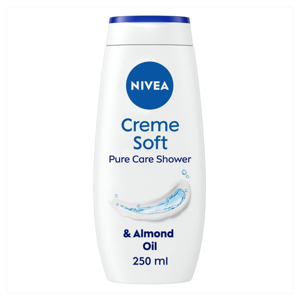 NIVEA Creme Soft Shower Gel 250ml (Pack of 6)