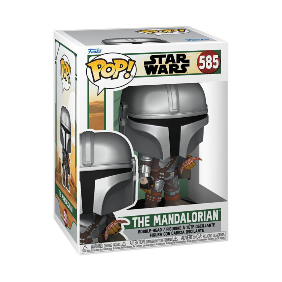 Photos - Action Figures / Transformers Funko Star Wars: Book of Boba Fett Mandalorian w/ Pouch Pop! Vinyl 