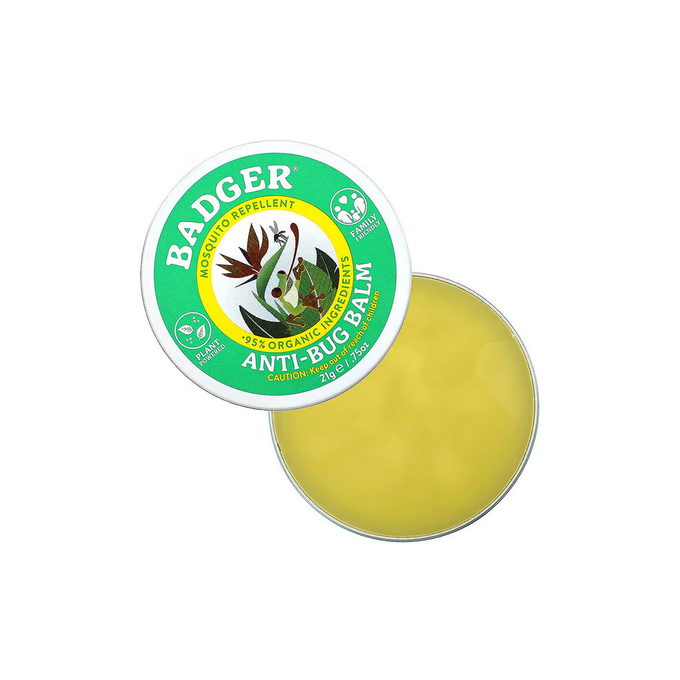 Badger Company , Anti-Bug Balm, Citronella & Rosemary, .75 Oz (21 G)