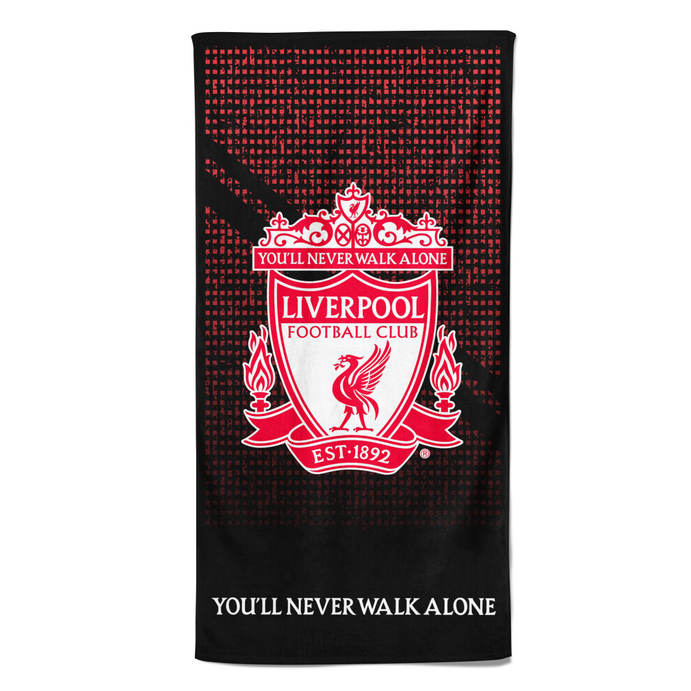 Liverpool Football Crest LFC Mesh Bath Swim Beach Towel