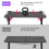 (L(120cmx60cm)) Modern RGB Led Lighted PC Computer Gaming Desk 5
