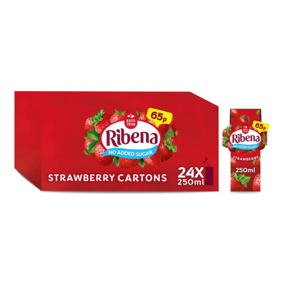 Ribena Strawberry Juice Drink 250ml (Pack of 24)