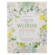 Christian Art Gifts 248422 Color the Words of Jesus Coloring Book