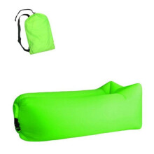 (Green) Fast Inflatable Lazy Sofa Lounger Air Sofa Chair Outdoor Beach Lounger