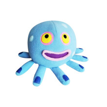 (Maroon) 9 style My Singing Monsters Wubbox Plush Toys Cute Soft Stuffed Dolls For Kid Birthday Christmas Gift