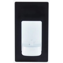 In-wall electric toothbrush charger by ProofVision Compatible with Oral B and Braun BLACK FINISH