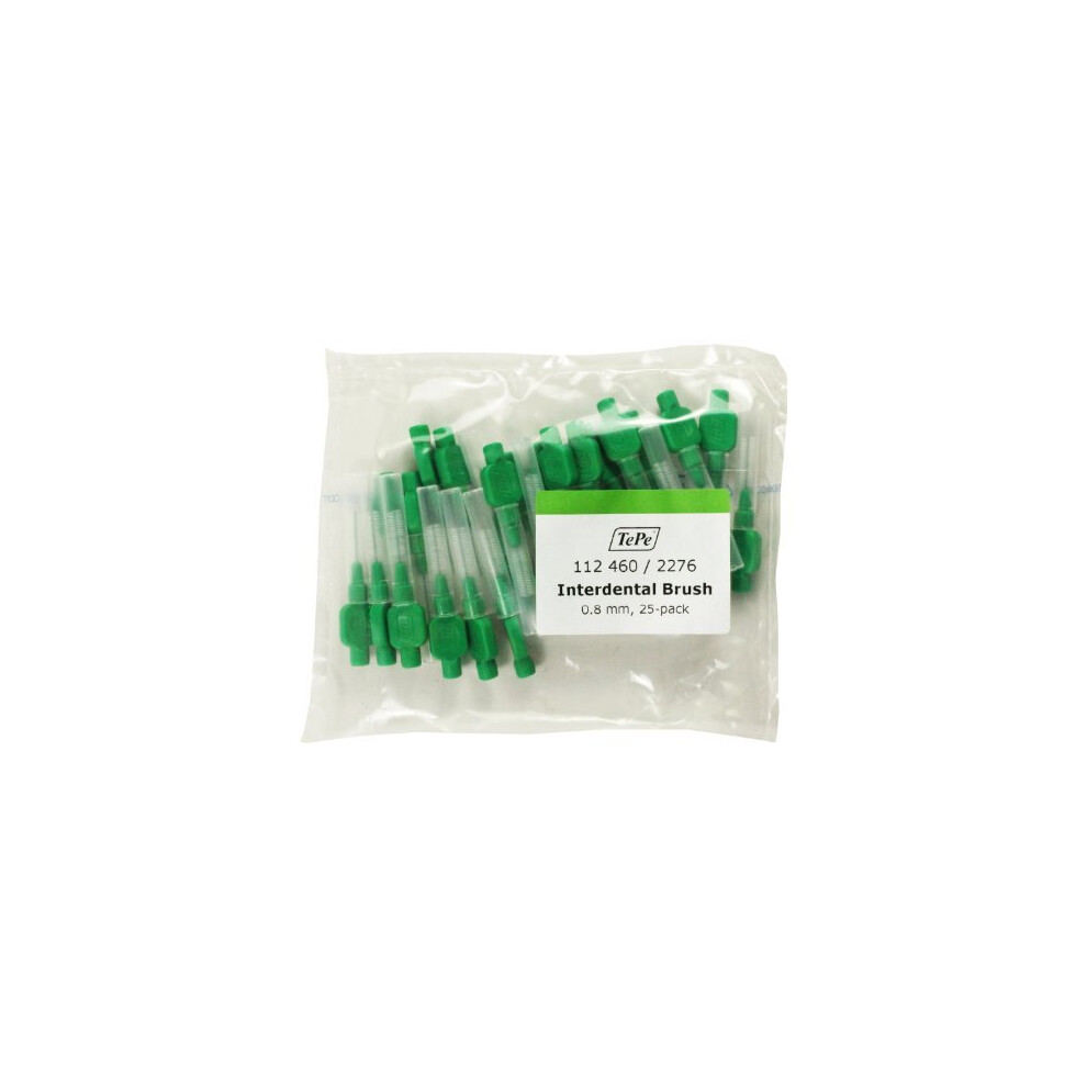 TePe Original Interdental Brushes (25?Pack)???Green, 0.8?mm by Tepe