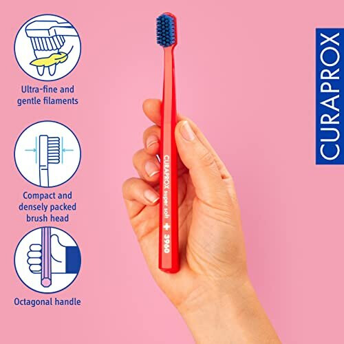 Curaprox Curaprox CS 3960 Toothbrush Super Soft, Pack of 2, Assorted Color 2