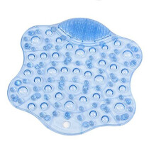 NRS Healthcare Foot Cleaning Mat for Bath or Shower