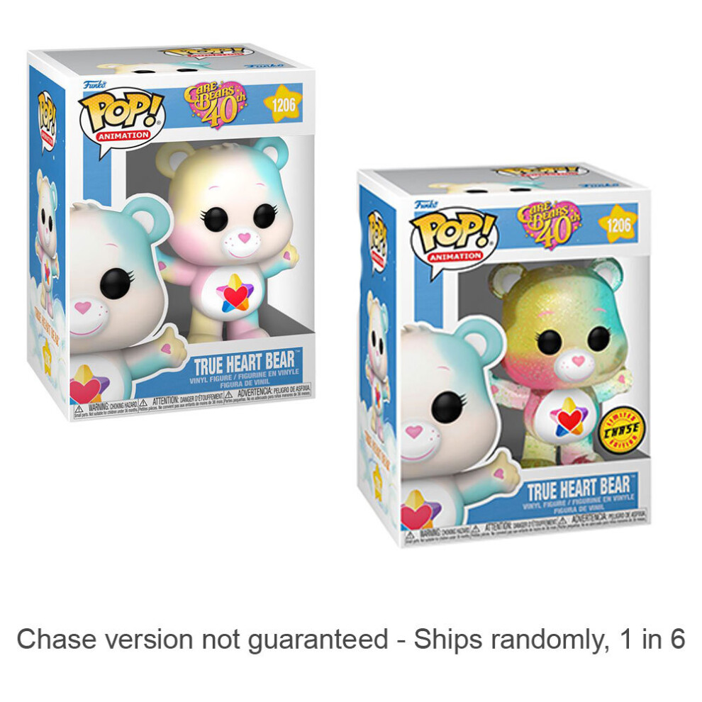 Photos - Other Toys Funko Care Bear 40th Anniv True Heart Bear Pop! Chase Ships 1 in 6