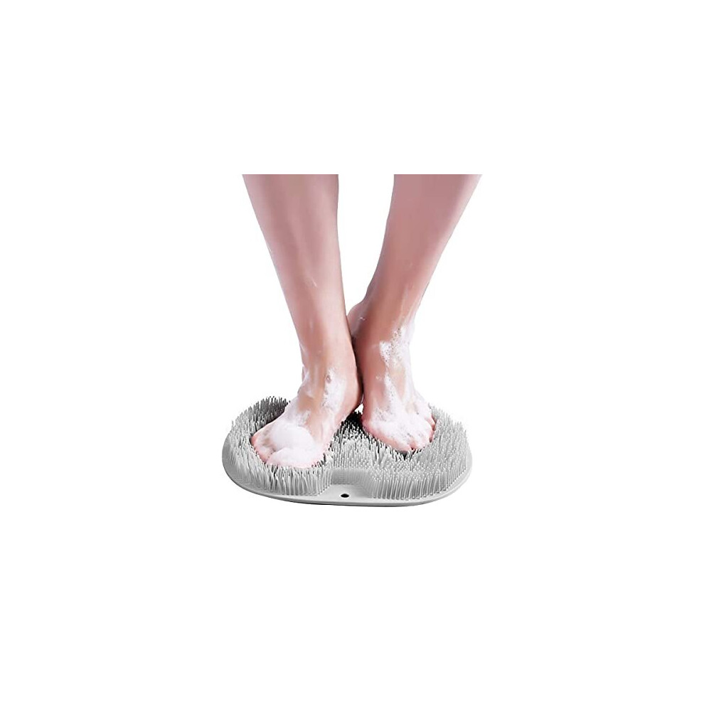 Shower Foot Massager Scrubber Cleaner, Foot Scrubber Cleaner Massager, Bath Foot Scrubber, Foot Scrubber Bath Mat for Shower with Non-Slip Suction