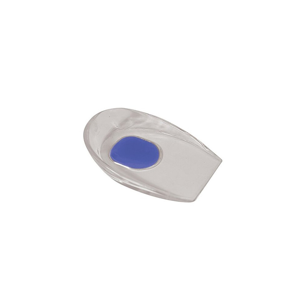 Aidapt Pair Of Tpe Gel Heel Cups, Cushion Pads For Spurs Central Pressure Relief, Cushioning, Support And Shock Absorption For Heel Pad And Spur Pain Reduce