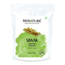 Miswak (Siwak) Poeder van mi Nature | salvarado persica | 227g (8 oz) | 100% Pure Miswak Poeder | Tandverzorging | Natuurlijke Tandpasta