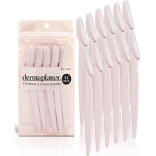 Kitsch Dermaplaning Tool Set - Facial Hair Removal for Women - 12 Pack (Pink)