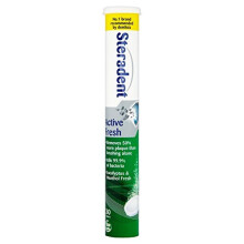 Steradent Active Fresh 30 Tablets (Pack of 12 Total 360 Tablets)