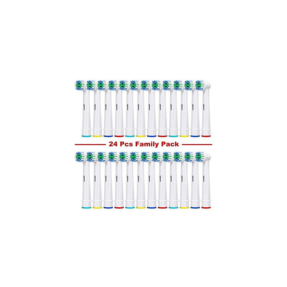 Banavos 24 Pcs Replacement Toothbrush Heads Standard Precision Clean Brush Heads For Most Braun Oral-B Electric Rechargeable Toothbrushes