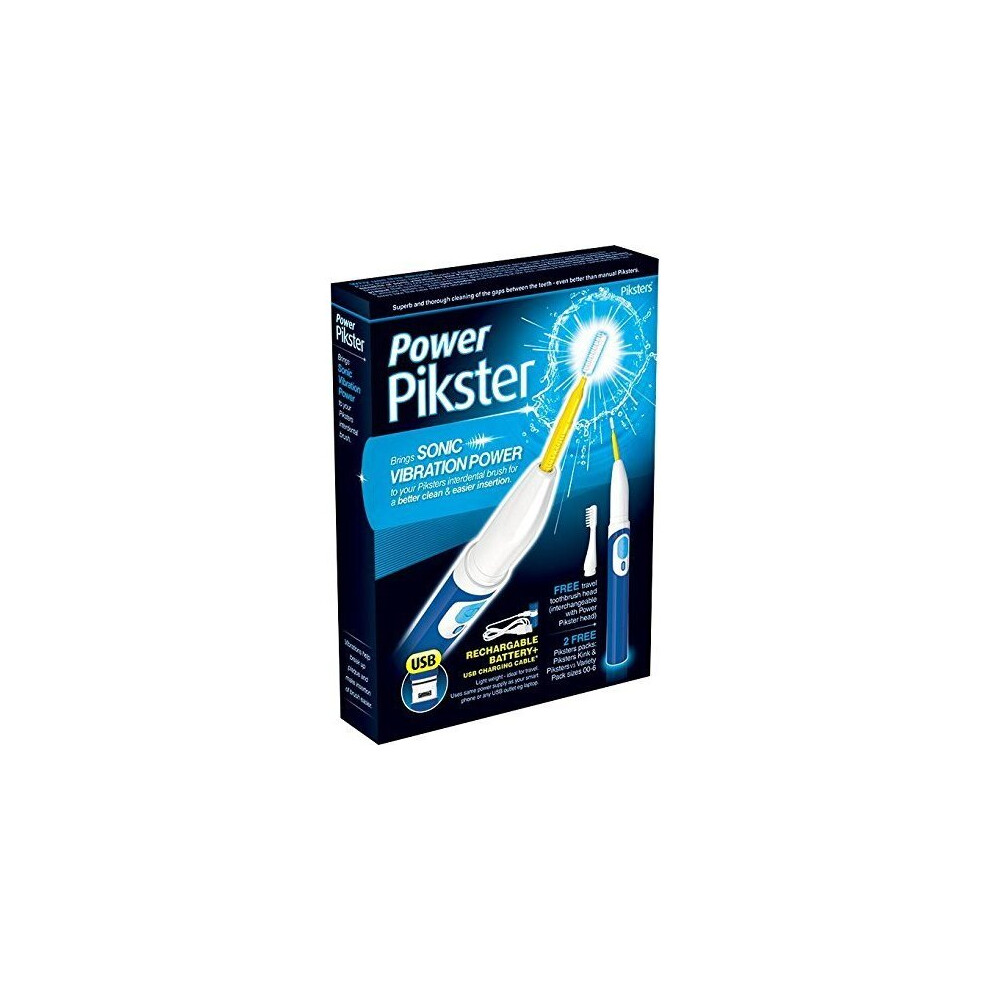 Piksters Power Pikster - Brings Sonic Powered Interdental Cleaning To Your Interdental Brush