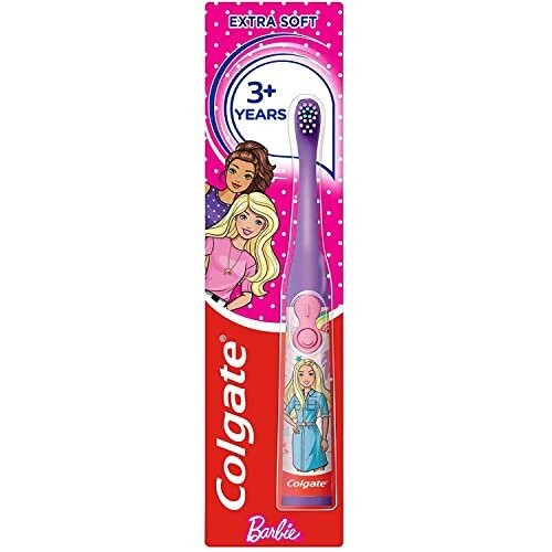 Colgate Colgate Barbie Kids Battery Powered Toothbrush, Assorted colors