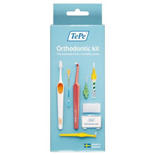 TEPE Orthodontic Kit, 10pcs Oral Care kit for Cleaning Braces and Implants, Interdental Cleaning Tools, Good for Teeth Cleaning Plaque Removal, Dental