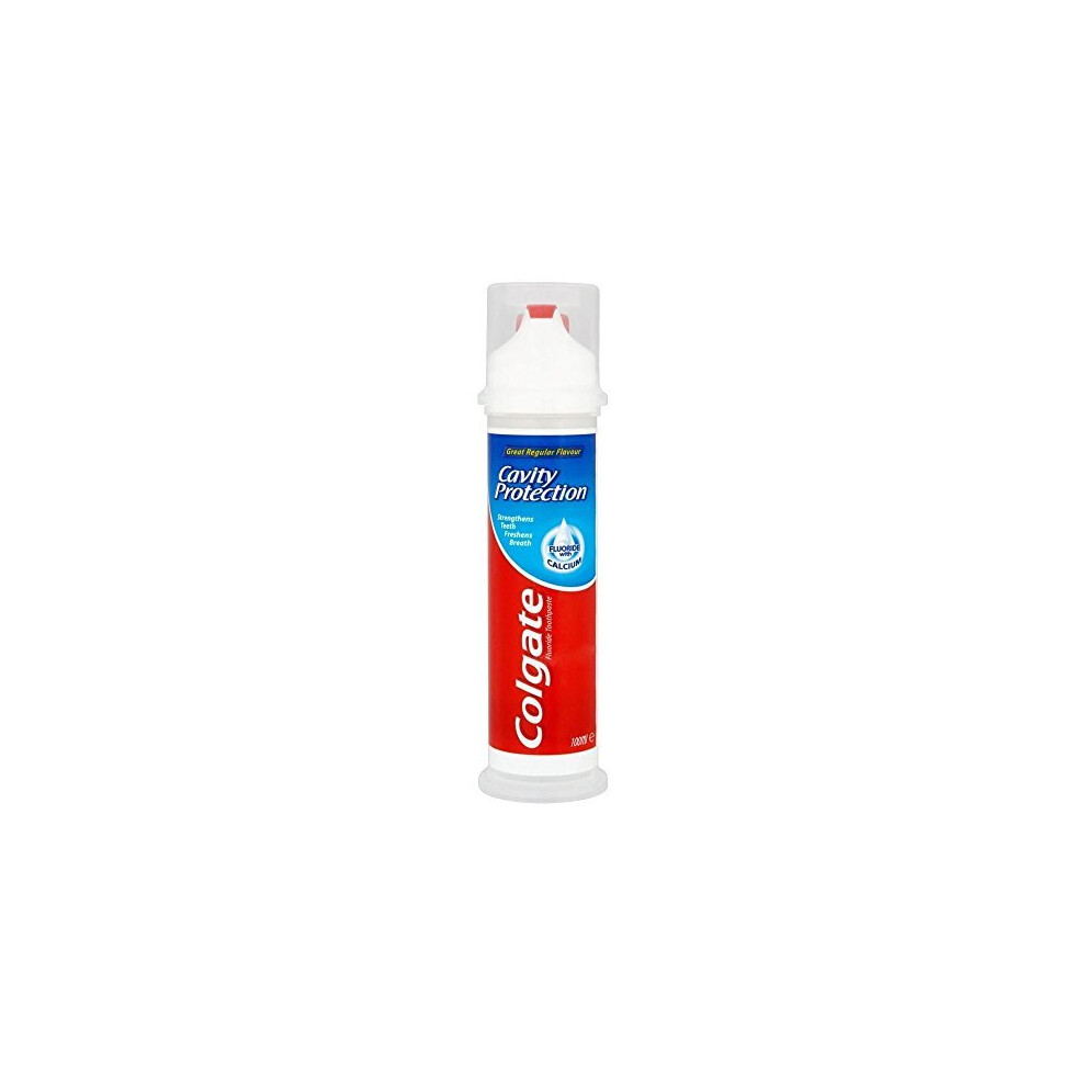 Colgate Cavity Protection Regular Toothpaste Pump (100ml) - Pack of 6