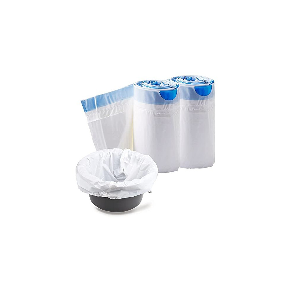 Disposable Commode Liner Bags PACK 40 Adult Bedside Commode Liners Bed Pan Liners Disposable Waste Bags for Commode Chair,Portable Toilet Bags,Camping