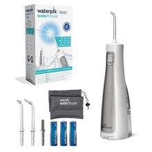 Waterpik Cordless Freedom Water Flosser, Portable and Waterproof Battery Powered Dental Plaque Removal Tool, Ideal for Travel, Small Bathrooms or