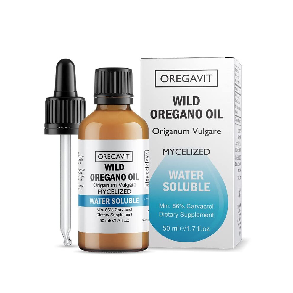 Aromavita Water Soluble Wild Oregano Oil ? Digestive, Immune Support, Respiratory Health, Natural Vegan Dietary Supplement ? Mouthwash, for Gums'