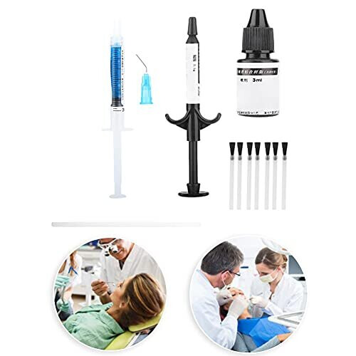 Orthodontic Dental Bonding Kit, Adhesive Light Cure Adhesive System Kit Tools, Dental Cement