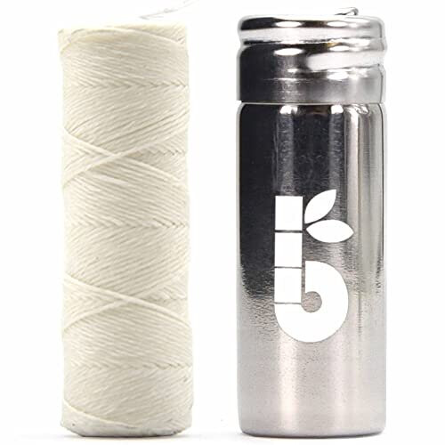 Bambaw Silk Floss + Stainless Steel Floss Holder Plastic Free Dental