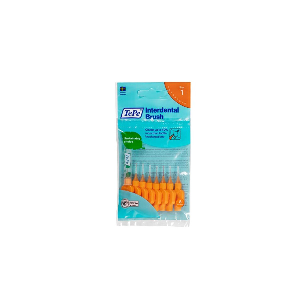 TePe Original Interdental Brushes Orange 0.45 mm 3 Packs of 8