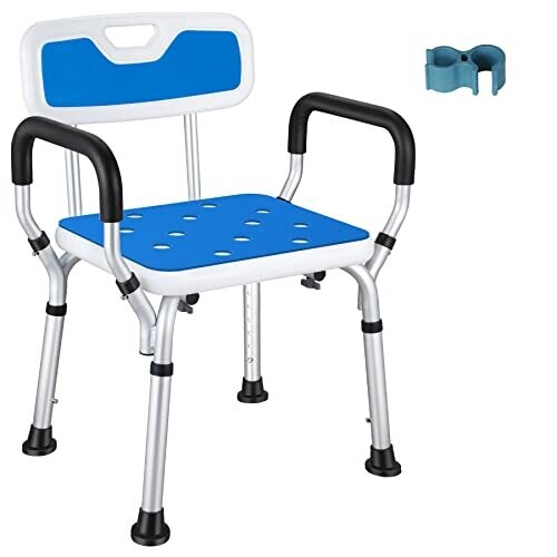 Folding Height Adjustable Shower Chair Bath Chair For Elderly - Medical - View #9
