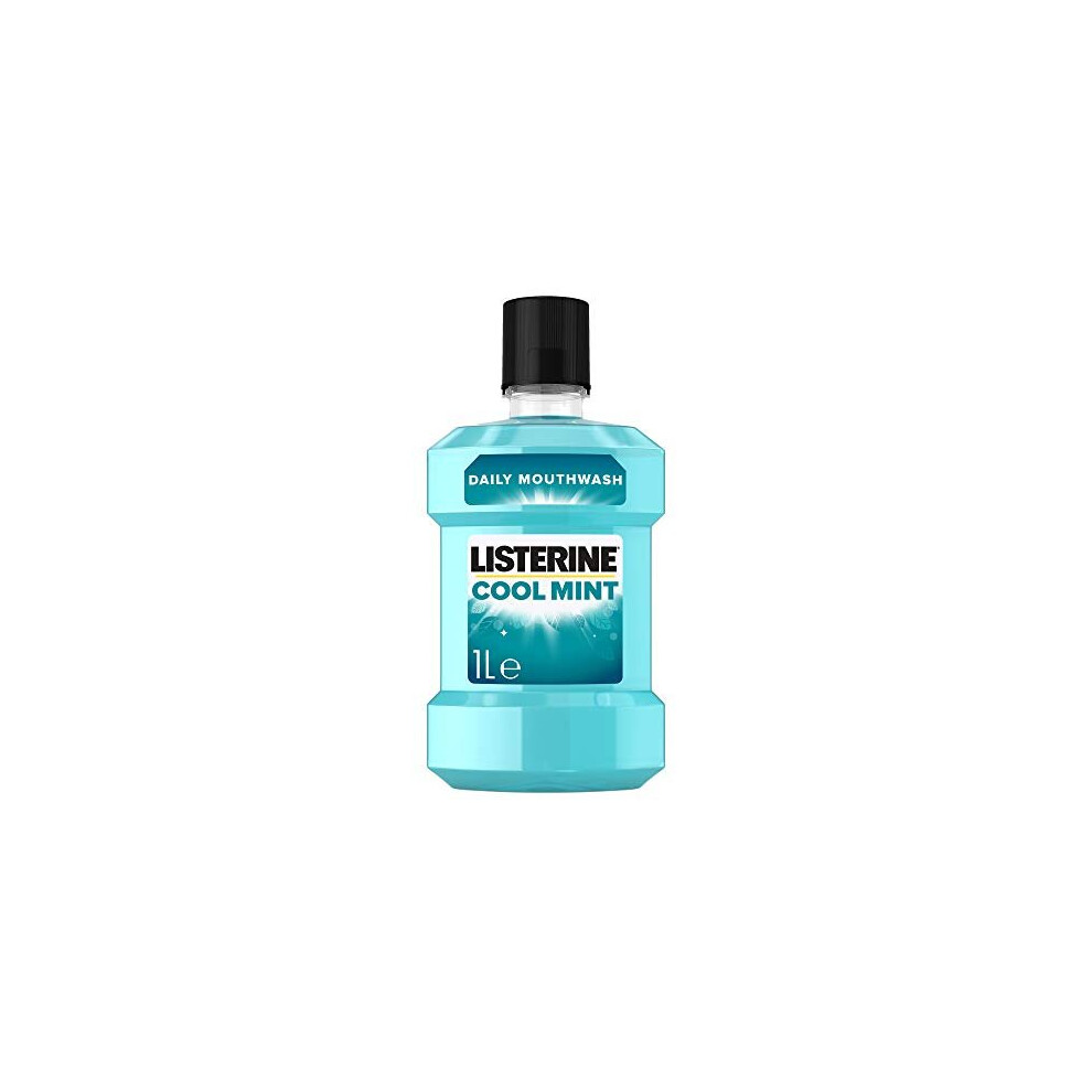 Listerine Cool Mint Mouthwash, 1 Litre