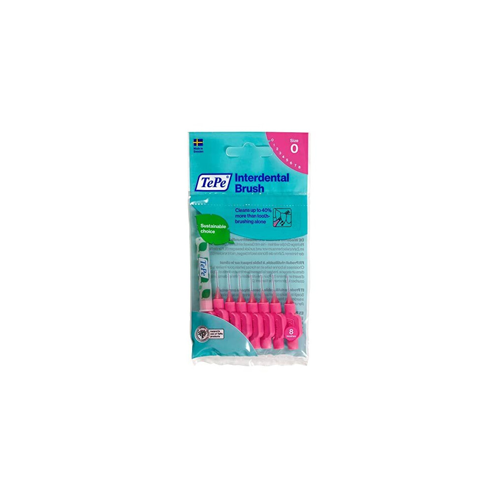 TePe Regular 0.40mm G2 Pink - 8 Brushes per pack