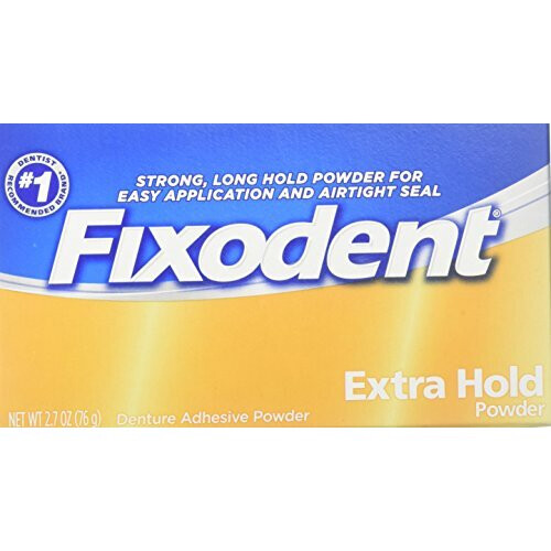 Fixodent Fixodent Denture Adhesive Powder Extra Hold, Extra Hold 2.7 Oz
