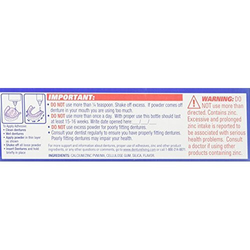 Fixodent Fixodent Denture Adhesive Powder Extra Hold, Extra Hold 2.7 Oz 1