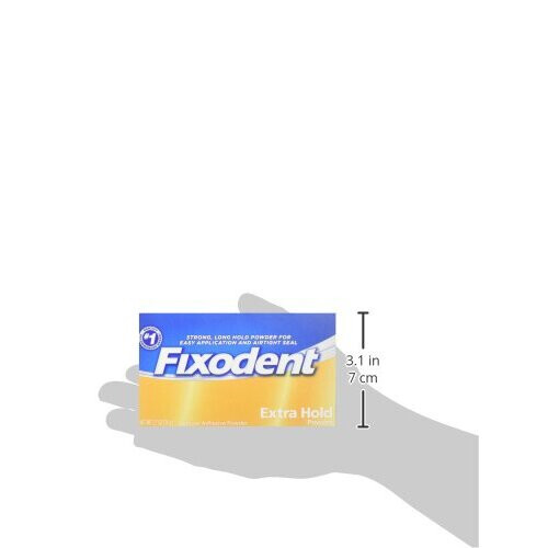 Fixodent Fixodent Denture Adhesive Powder Extra Hold, Extra Hold 2.7 Oz 2