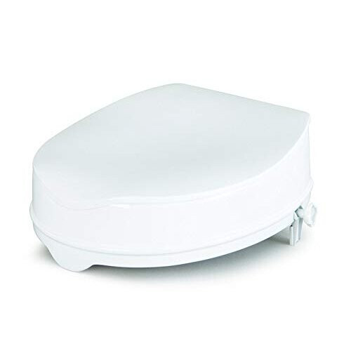 Homecraft Savanah Raised Toilet Seat 6" with Lid, Elongated & Elevated