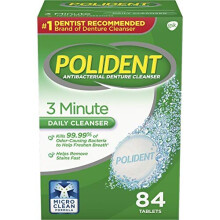 Polident Polident Denture Cleanser Antibacterial, Antibacterial 84 tabs