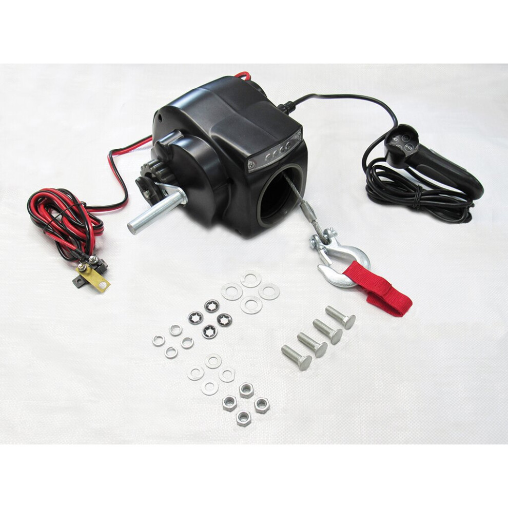 Electric Boat Trailer Winch 3500Lb 12V (Wireless Remote Car Caravan) 600988502703