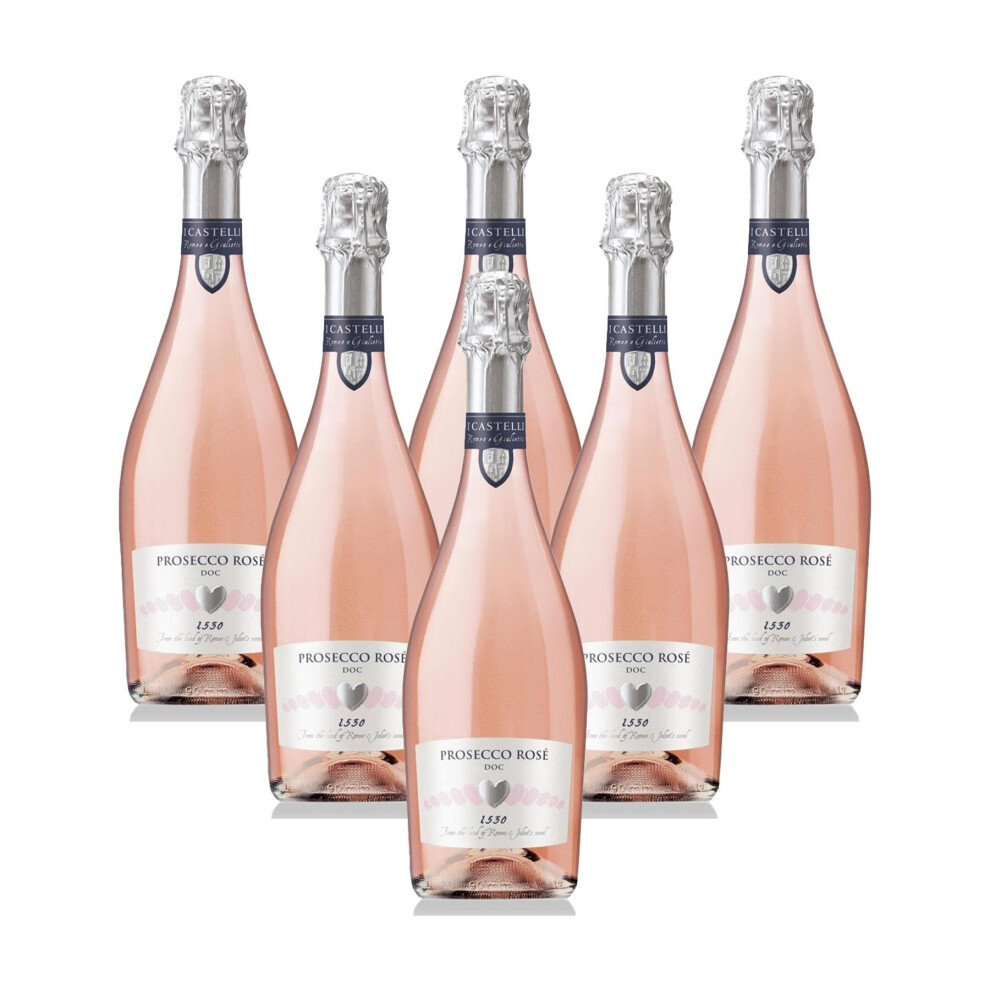 I Castelli Prosecco Rose DOC 75cl (Case of 6)