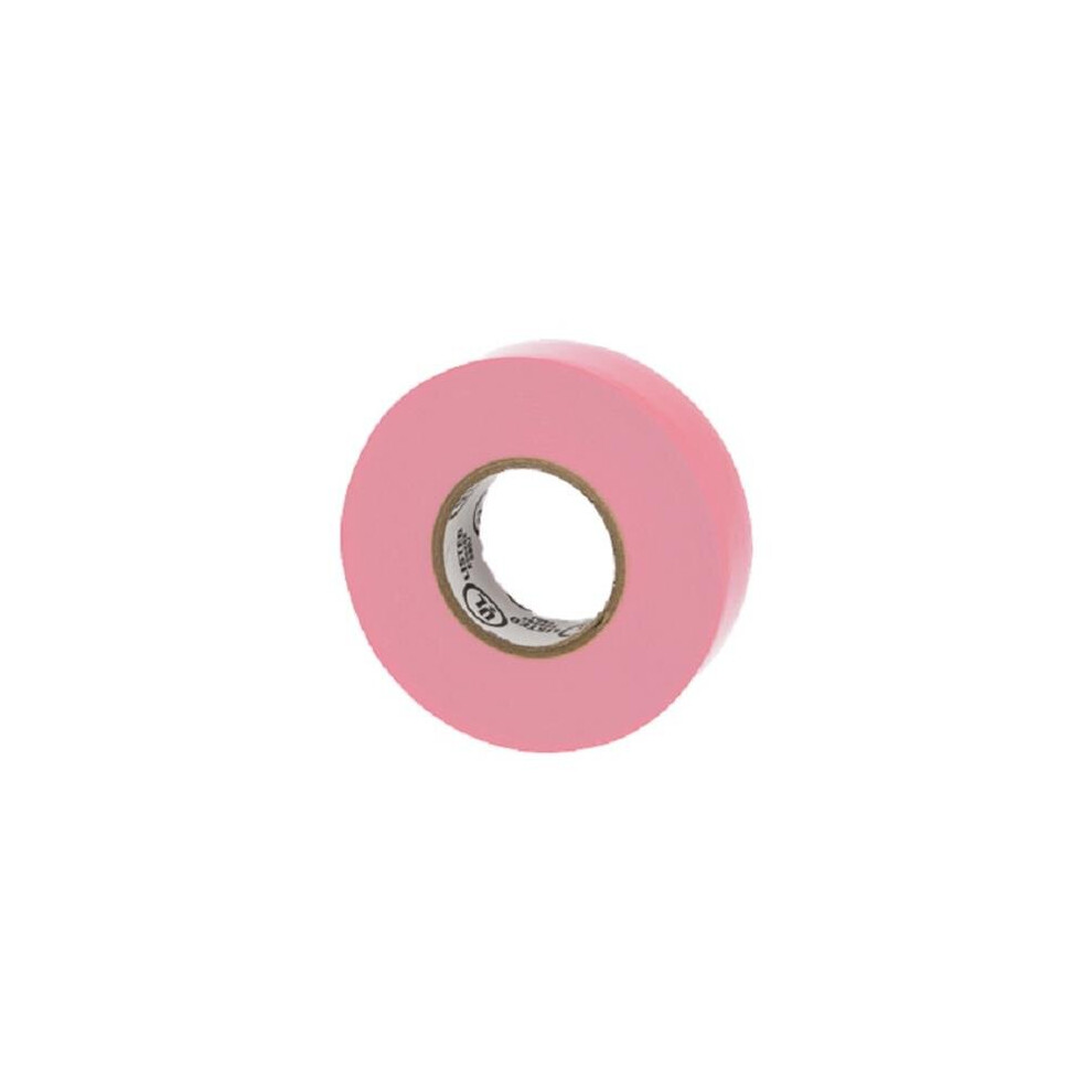 Cablewholesale 9001-27200 0.75 In. X 60 Ft. Warrior Wrap General Vinyl Electrical Tape, Pink 724086355228