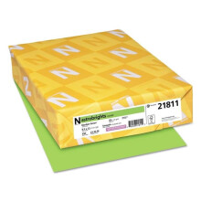 Astrobrights WAU21811 Color Cardstock, Martian Green - 65 lbs