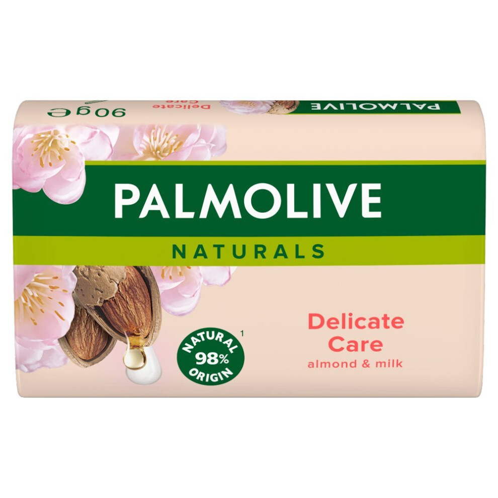 Palmolive Naturals Delicate Care Almond Milk Soap Bar 90g (Pack of 6)