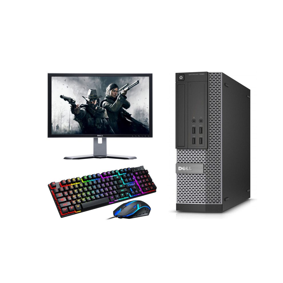 Fcs Fast Gaming Dell Bundle Tower Pc Full Set Computer System Intel I5 16Gb 500Gb Gt730