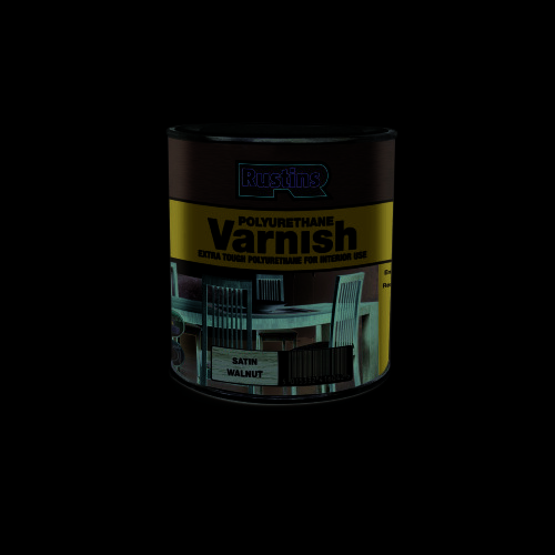 Rustins Rustins Polyurethane Varnish Satin - Walnut 1ltr