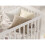 (White) Jacob | Cot Bed 120x60cm with drawer 4