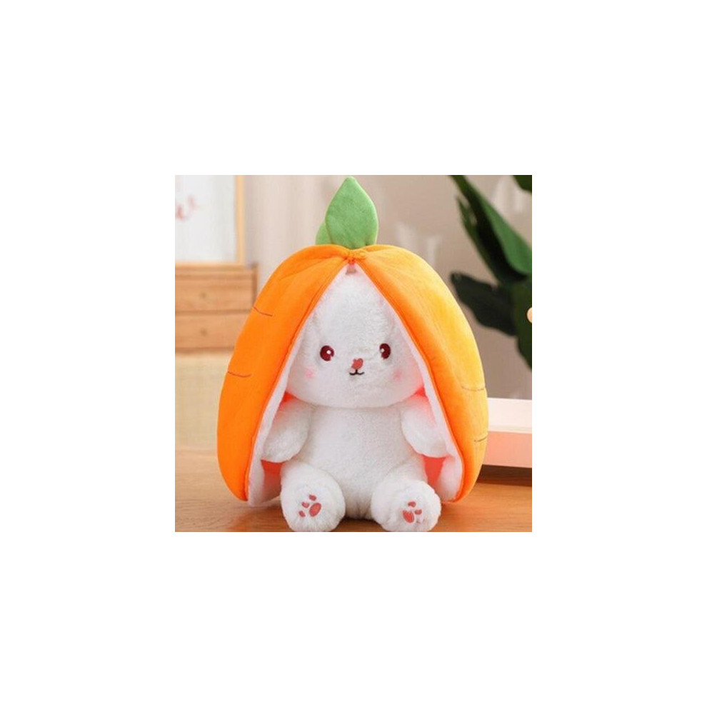 (35cm, carrot) Easter Bunny Stuffed Animal Cute Rabbit Plushies Hide-and-Seek Bunny Plush Toy