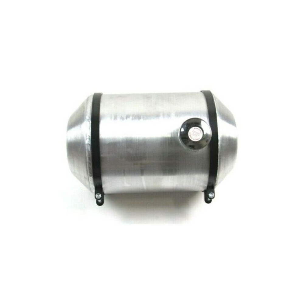 Bous Performance F52031 5 Gal Round Spun Aluminum Fuel Tank, 10 X 16.5 In. 724086747986
