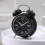 (black) Multifunctional retro luminous ringing alarm clock 1